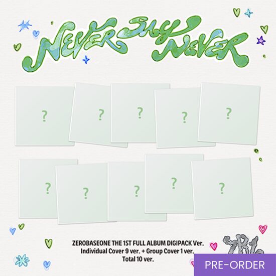 {PRE-ORDER} ZEROBASEONE - The 1st Full Album [NEVER SAY NEVER] (Digipack Ver.)